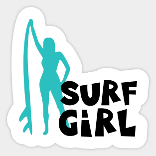 Surf girl Sticker